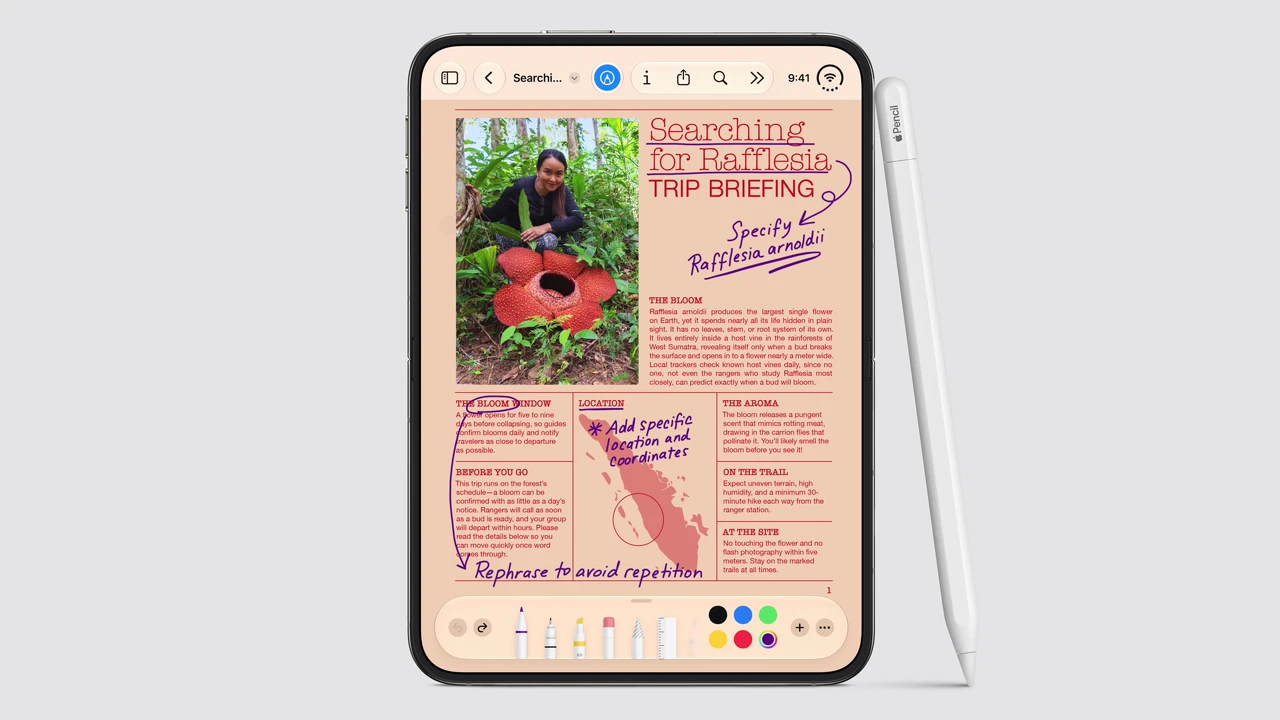 Apple Pencil support