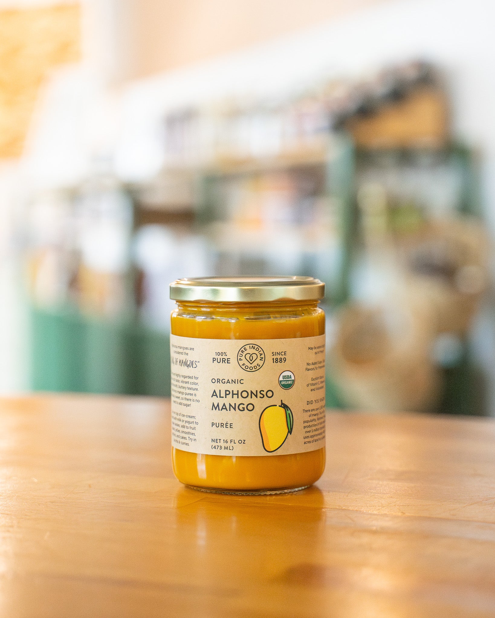 Alphonso Mango Puree, Organic